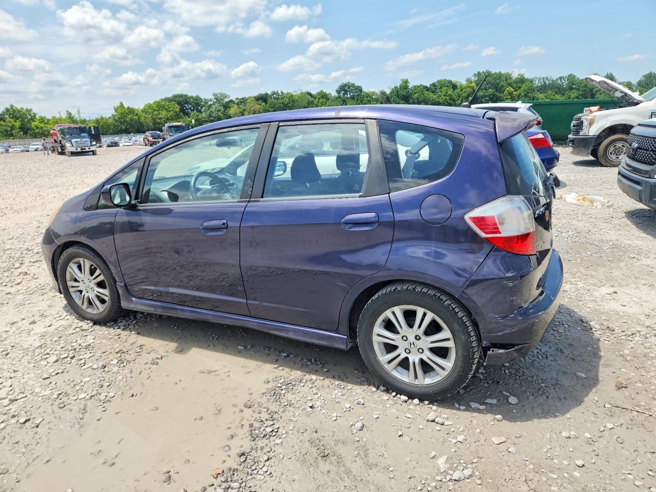 2010 Honda Fit Sport Purple vin: JHMGE8H47AC016457