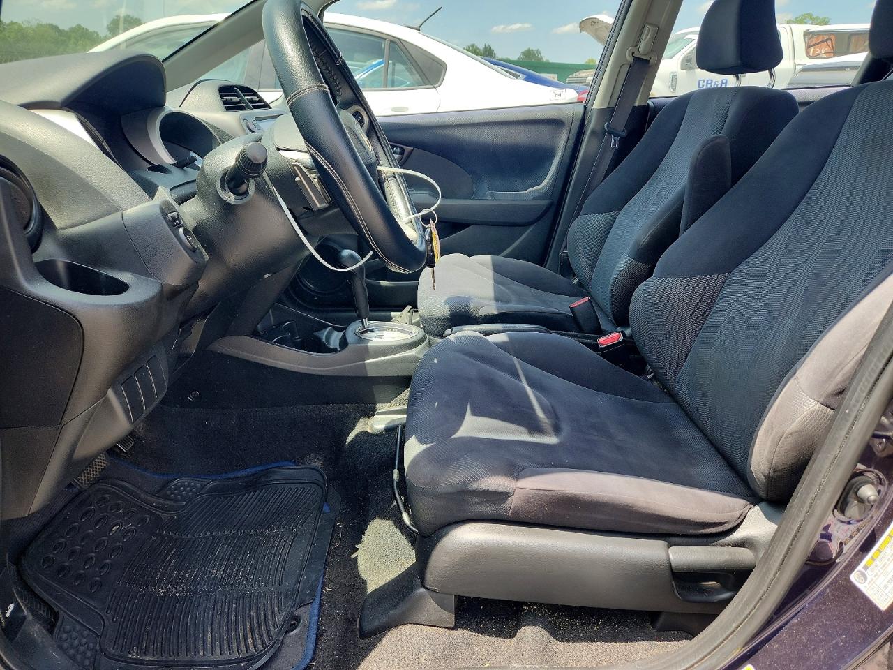 2010 Honda Fit Sport Purple vin: JHMGE8H47AC016457