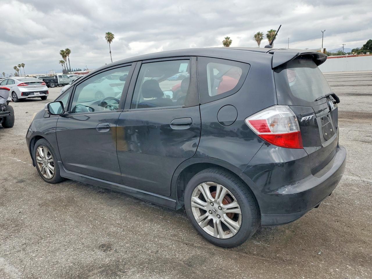 2010 Honda Fit Sport Black vin: JHMGE8H47AC024428