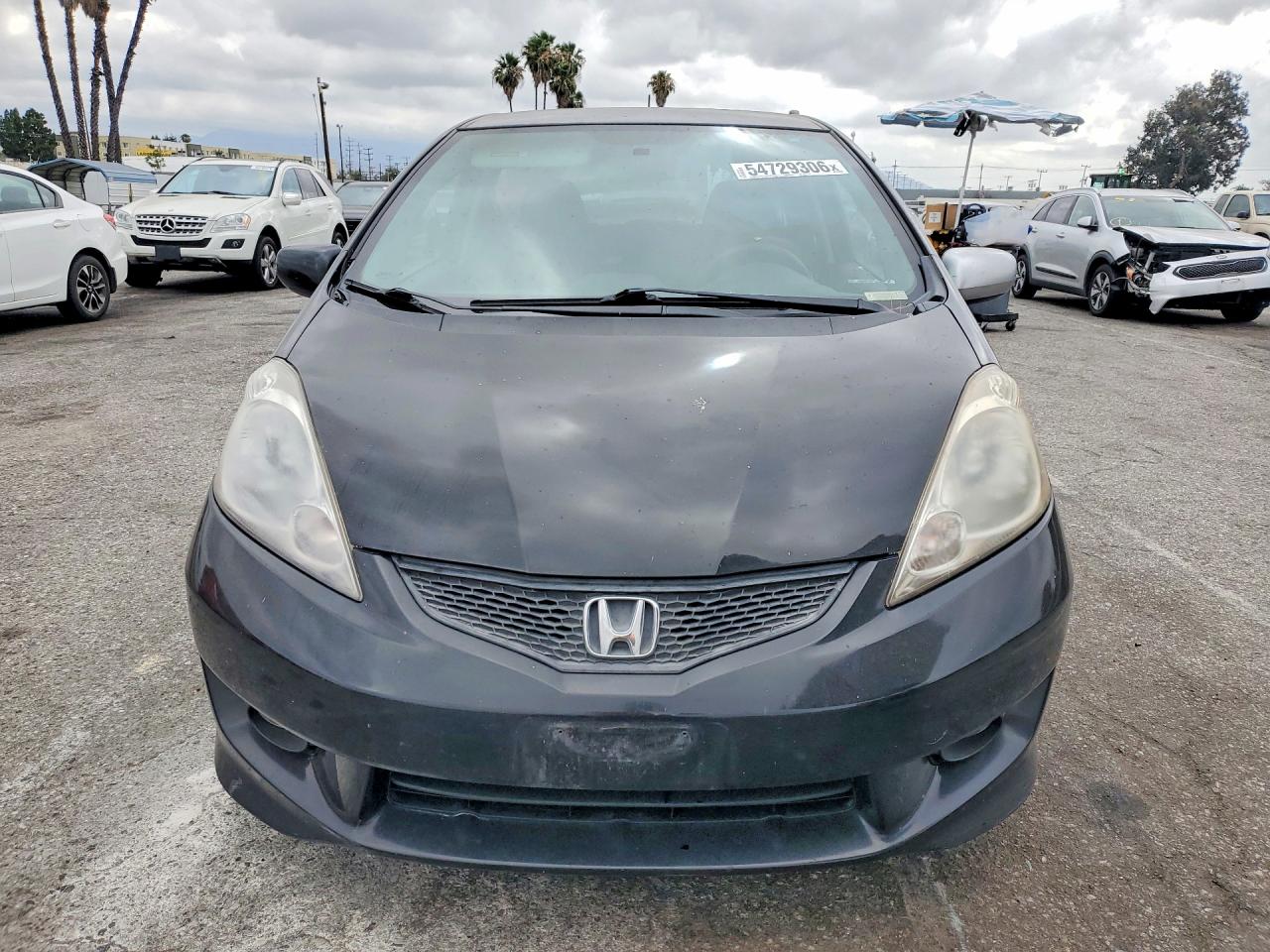 2010 Honda Fit Sport Black vin: JHMGE8H47AC024428