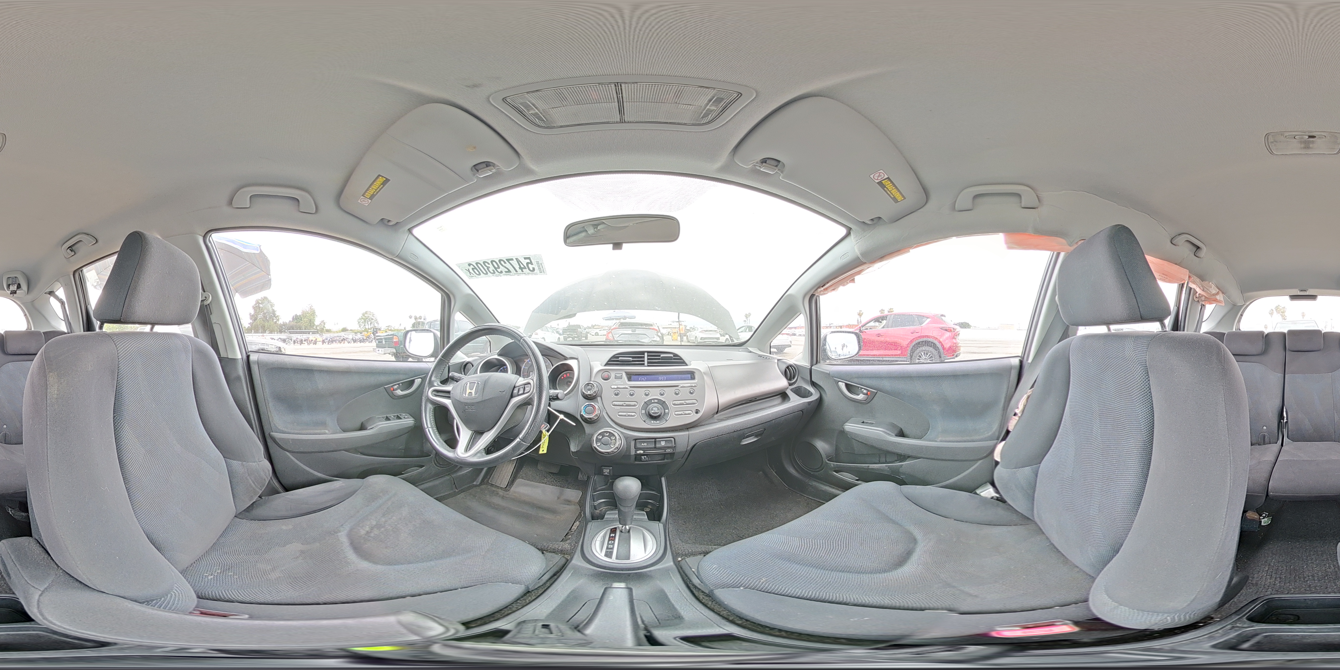 2010 Honda Fit Sport Black vin: JHMGE8H47AC024428