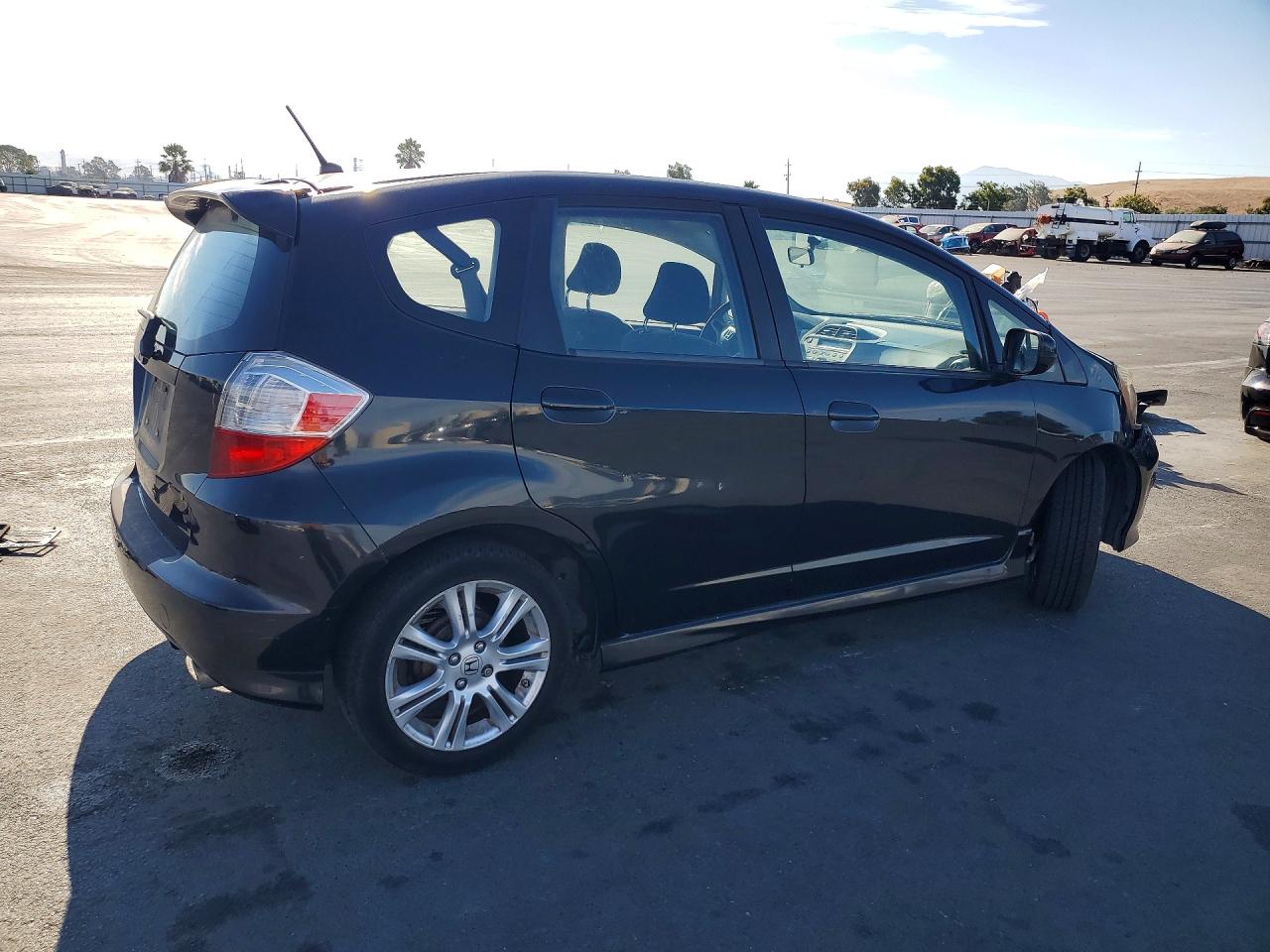 2010 Honda Fit Sport Черный vin: JHMGE8H47AC031668