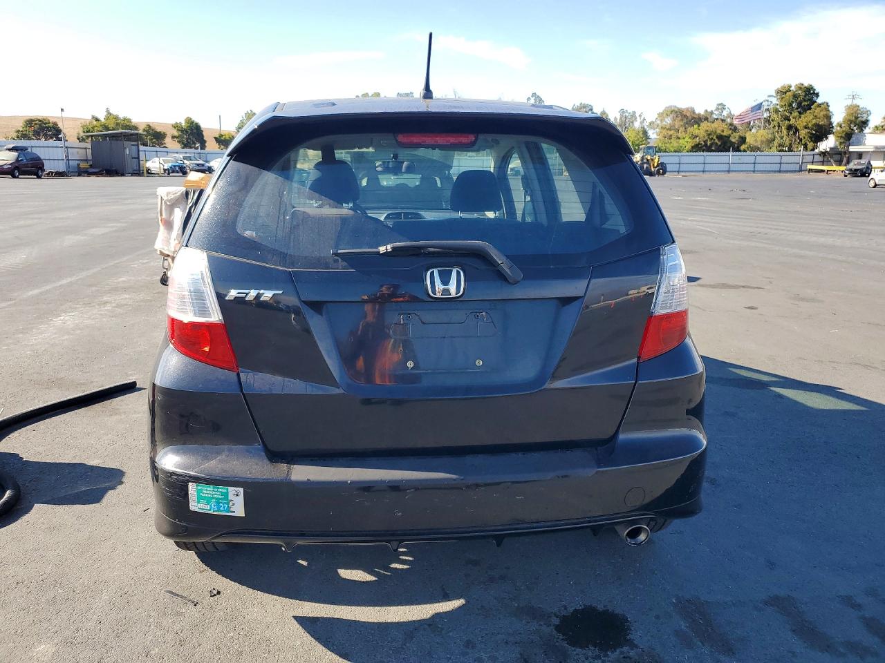 2010 Honda Fit Sport Черный vin: JHMGE8H47AC031668