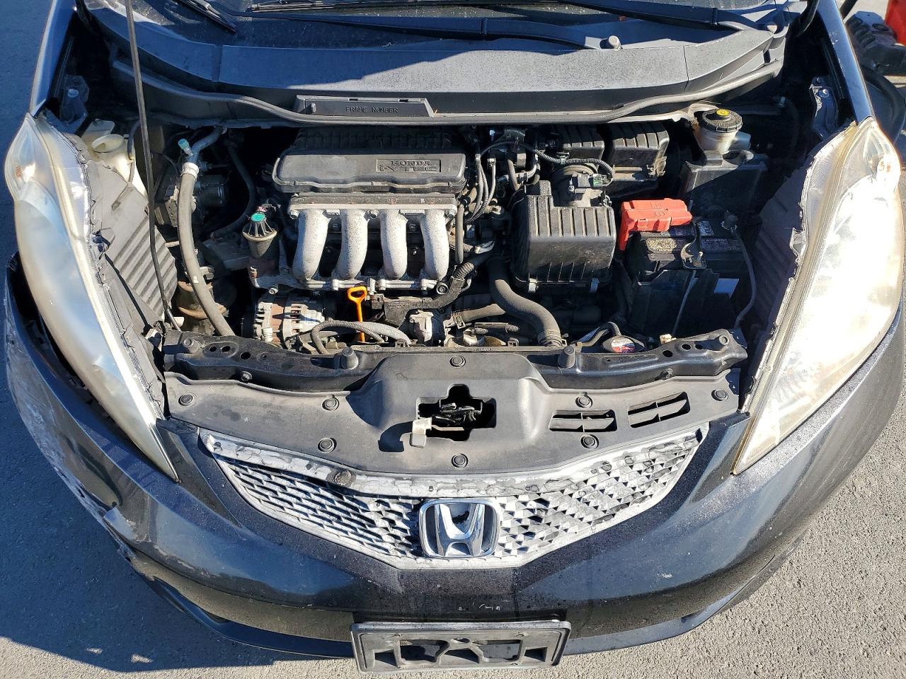 2010 Honda Fit Sport Черный vin: JHMGE8H47AC031668