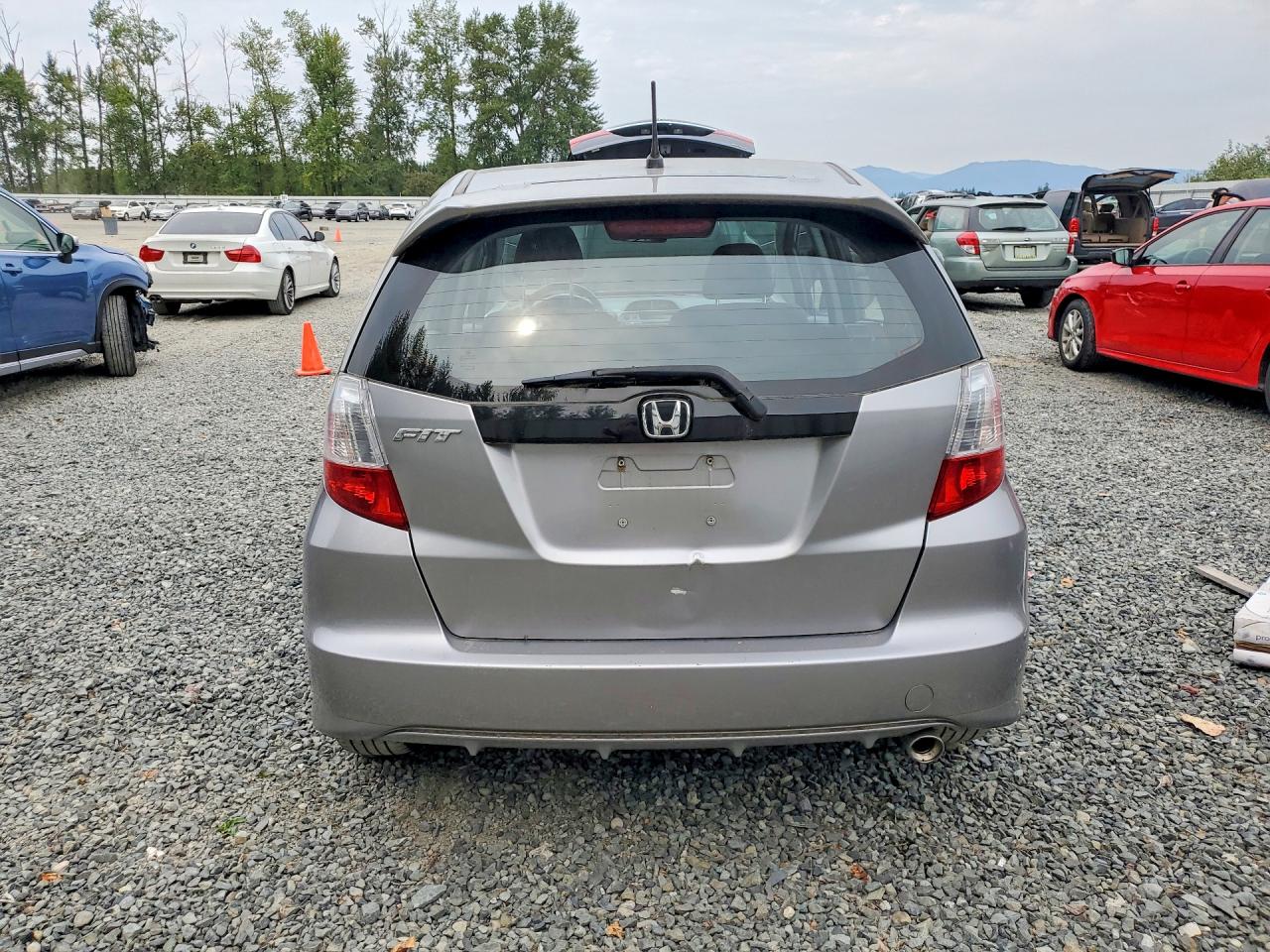 2010 Honda Fit Sport Silver vin: JHMGE8H47AC036496