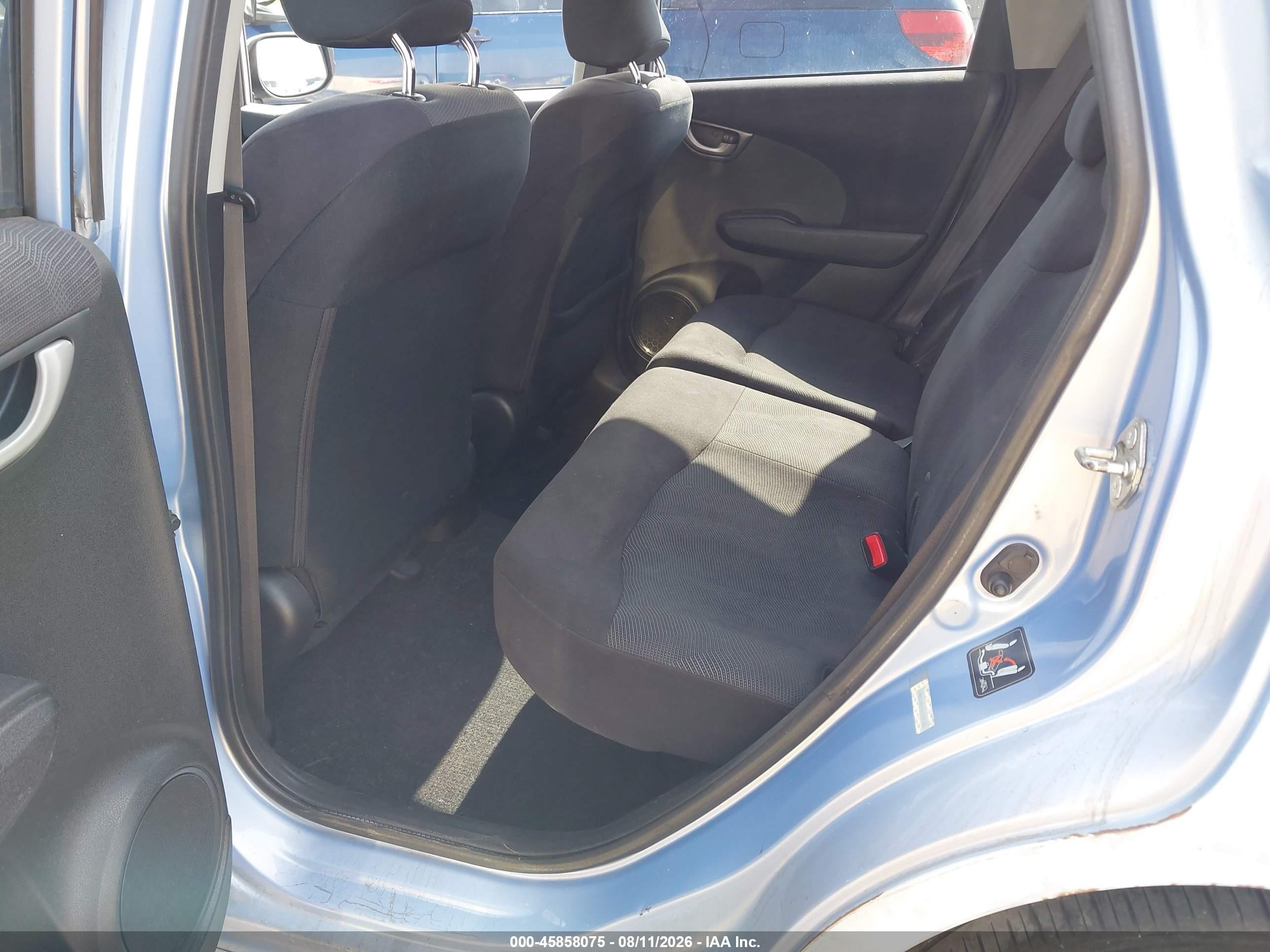 2010 Honda Fit Sport Blue vin: JHMGE8H47AC037342