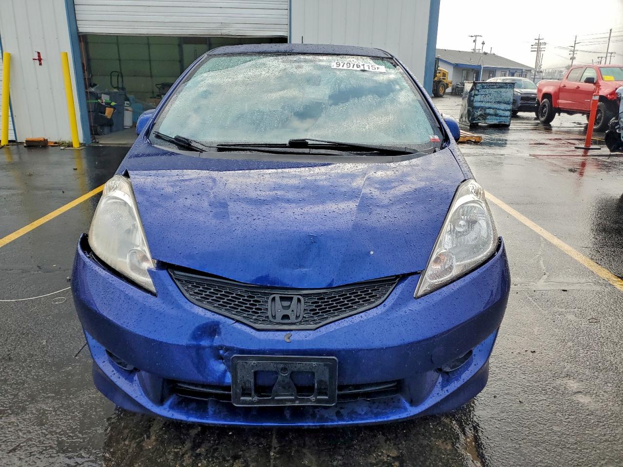 2010 Honda Fit Sport Blue vin: JHMGE8H47AS009241