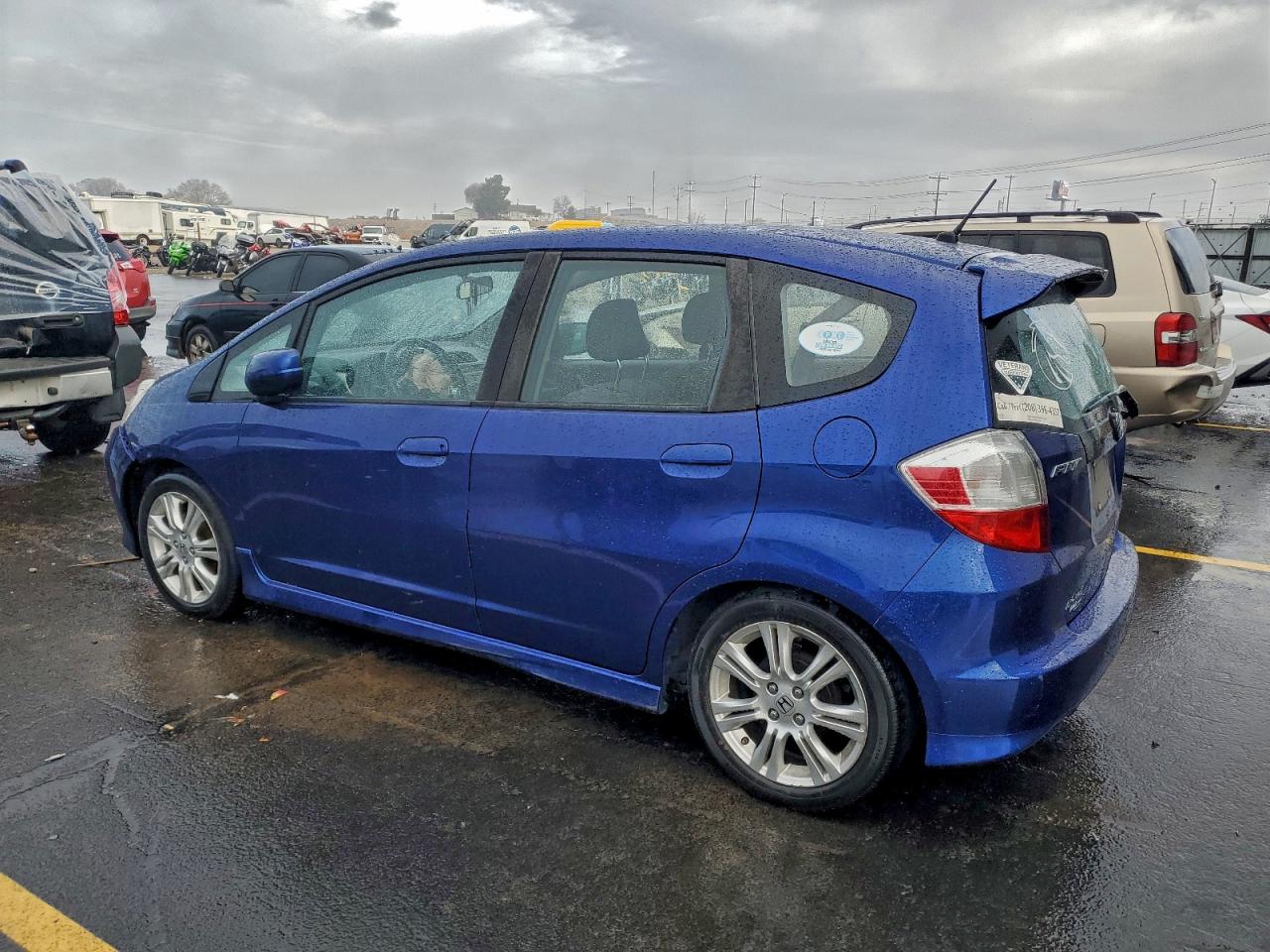 2010 Honda Fit Sport Blue vin: JHMGE8H47AS009241