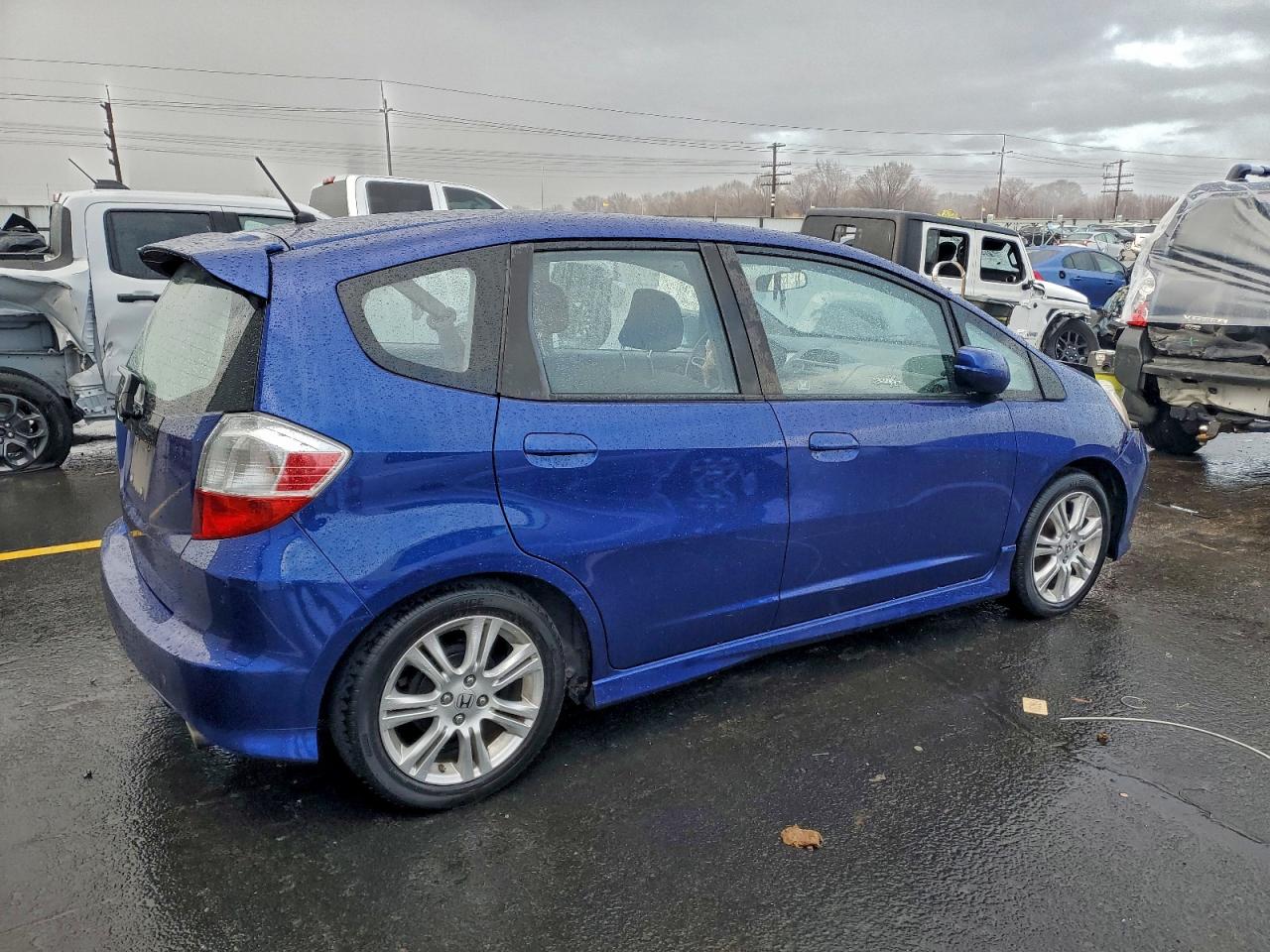 2010 Honda Fit Sport Blue vin: JHMGE8H47AS009241