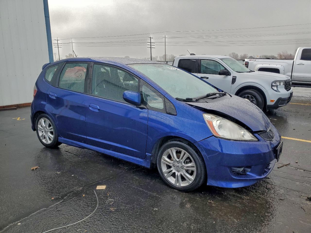2010 Honda Fit Sport Blue vin: JHMGE8H47AS009241