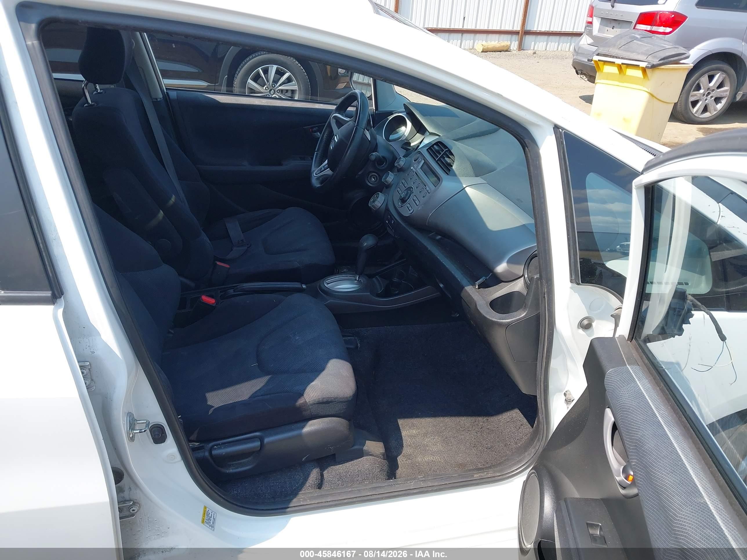 2010 Honda Fit Sport White vin: JHMGE8H47AS014312