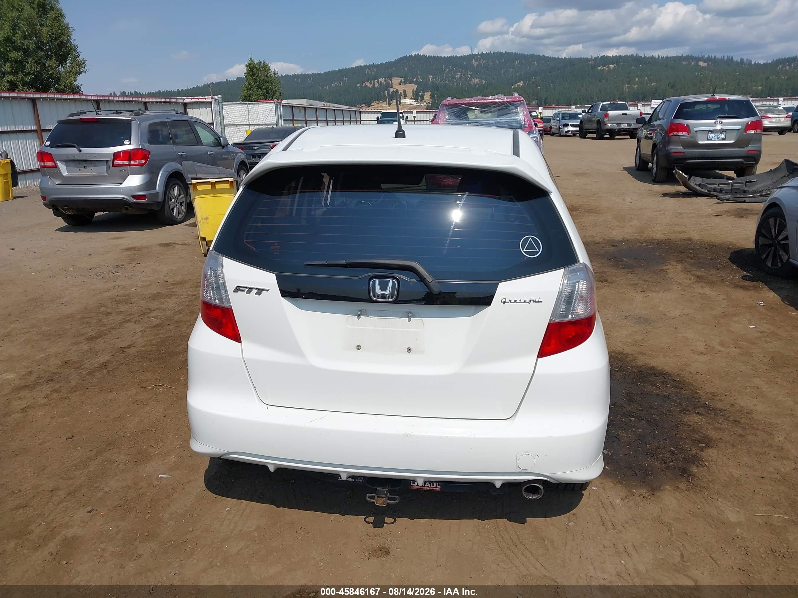 2010 Honda Fit Sport White vin: JHMGE8H47AS014312