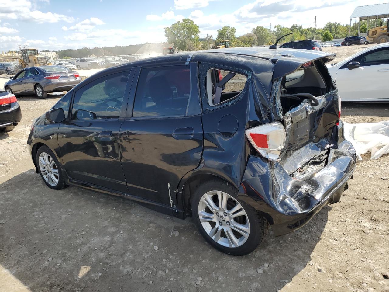 2010 Honda Fit Sport Black vin: JHMGE8H47AS024225