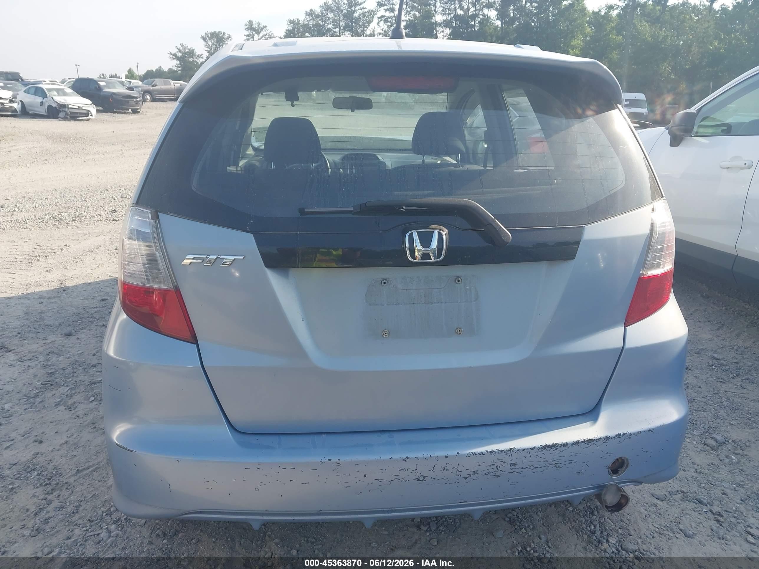 2010 Honda Fit Sport Blue vin: JHMGE8H48AC000672
