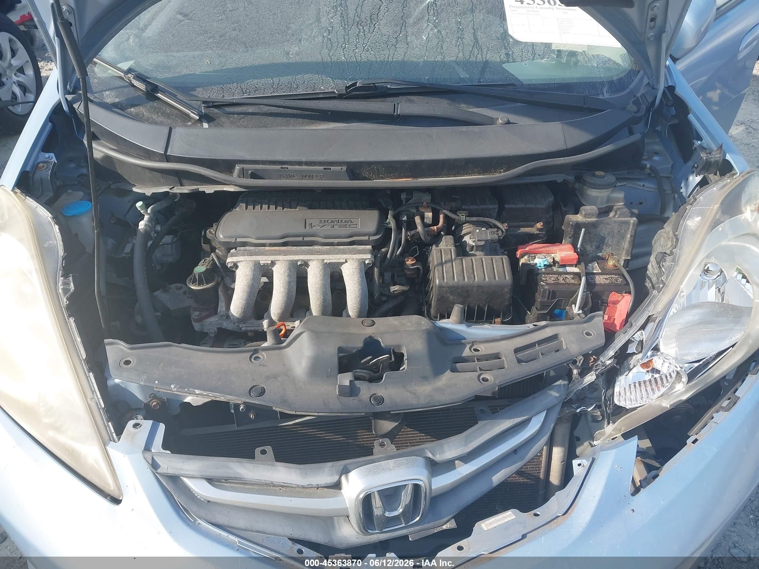 2010 Honda Fit Sport Blue vin: JHMGE8H48AC000672