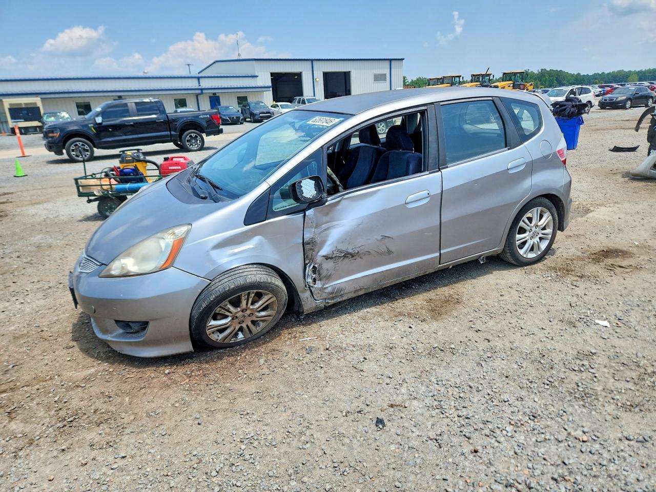 2010 Honda Fit Sport Charcoal vin: JHMGE8H48AC006164