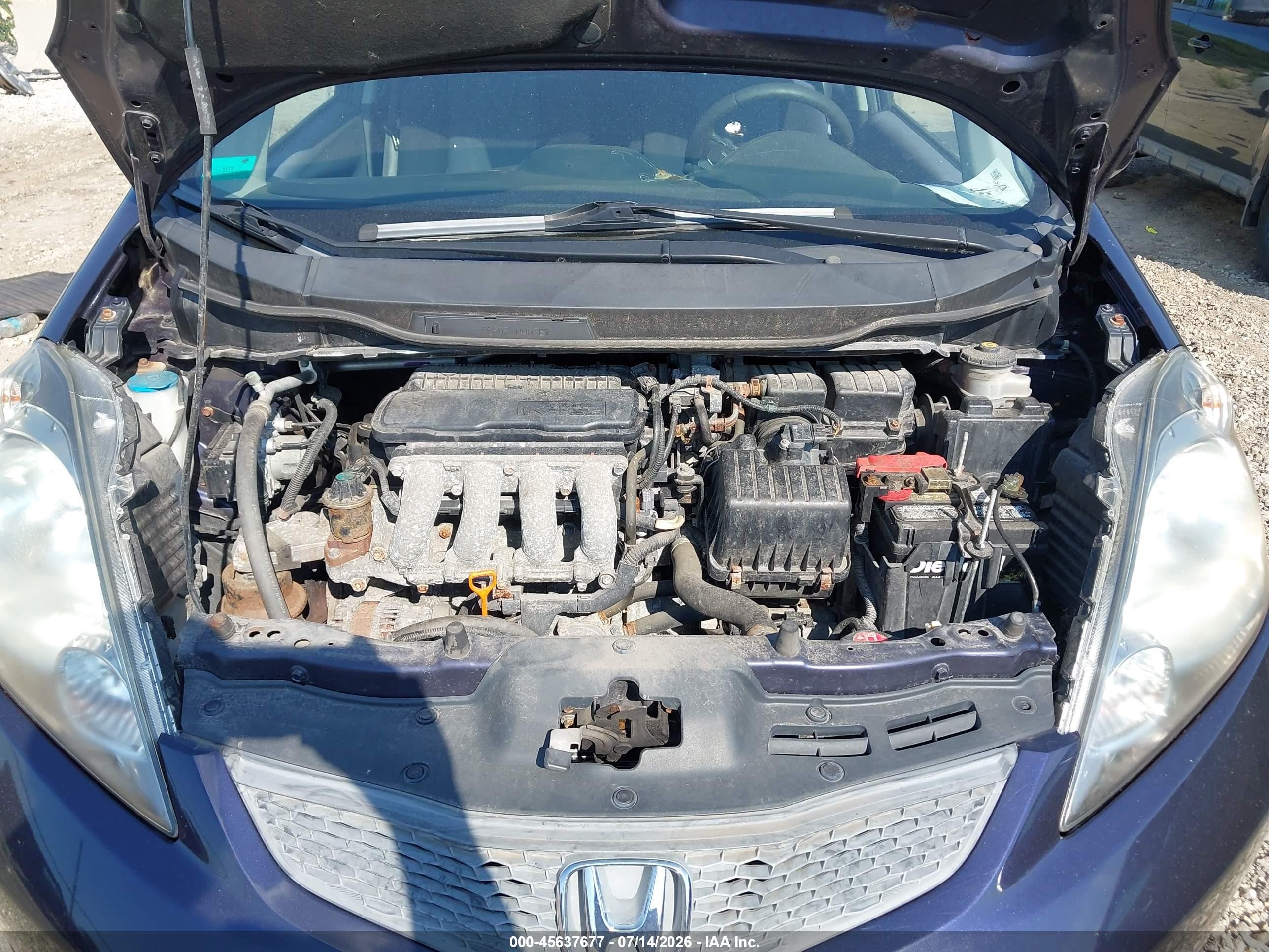2010 Honda Fit Sport Фиолетовый vin: JHMGE8H48AC008514