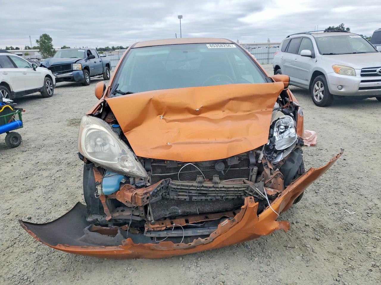2010 Honda Fit Sport Оранжевый vin: JHMGE8H48AC013776