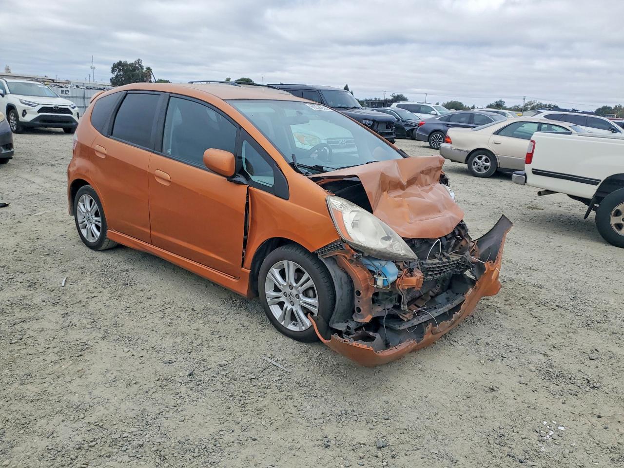 2010 Honda Fit Sport Оранжевый vin: JHMGE8H48AC013776