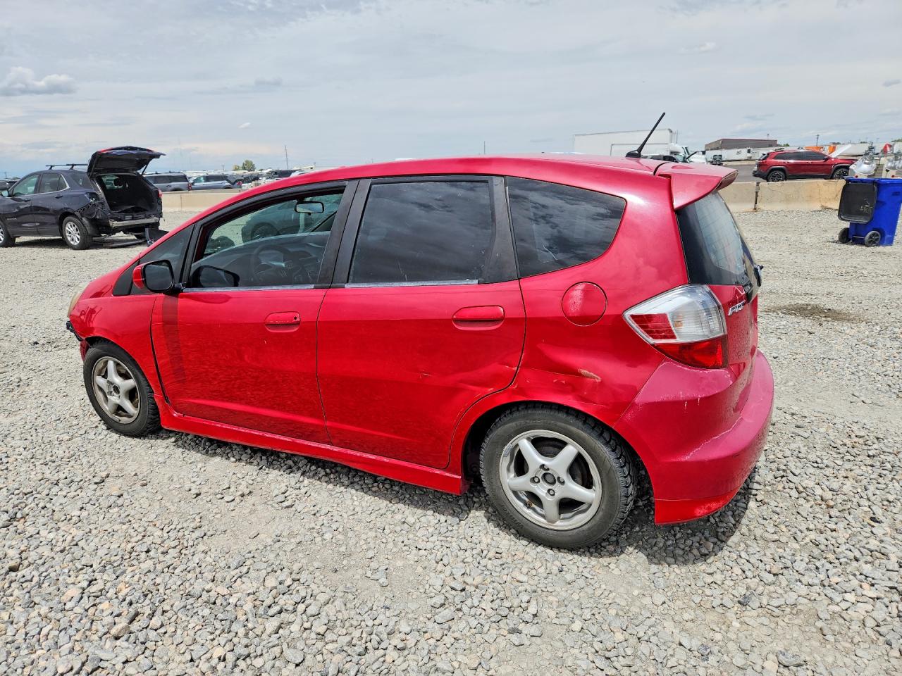 2010 Honda Fit Sport Red vin: JHMGE8H48AC015737