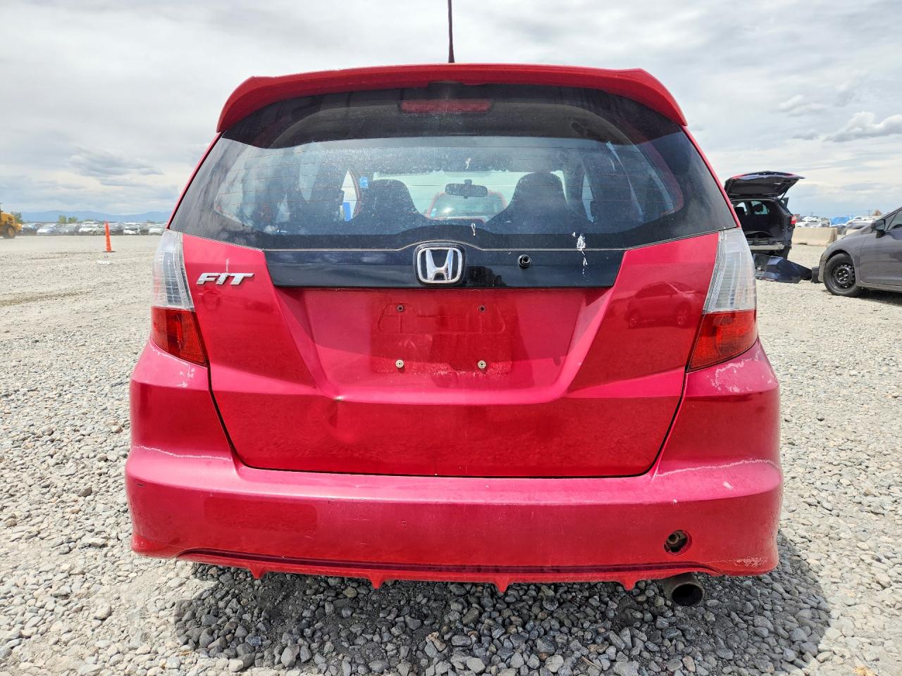 2010 Honda Fit Sport Red vin: JHMGE8H48AC015737