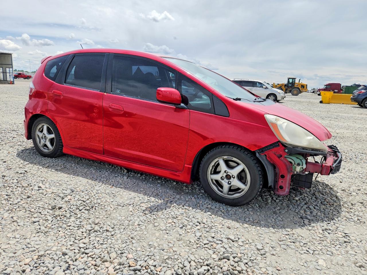 2010 Honda Fit Sport Red vin: JHMGE8H48AC015737