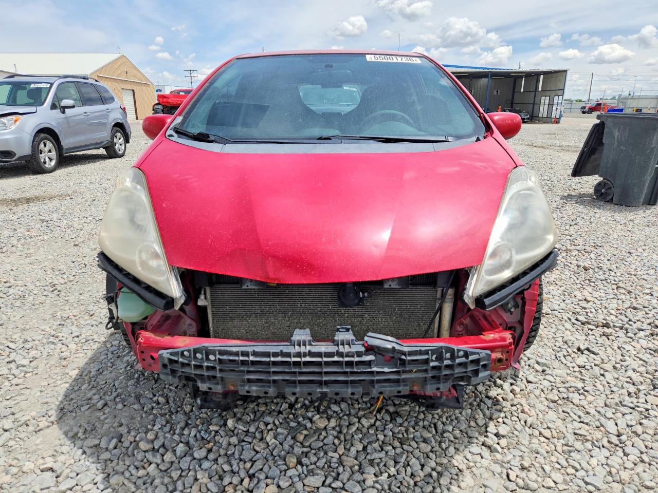 2010 Honda Fit Sport Red vin: JHMGE8H48AC015737