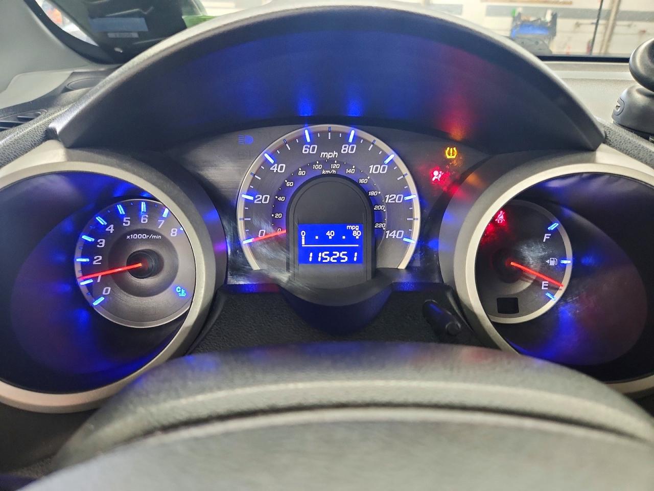 2010 Honda Fit Sport Blue vin: JHMGE8H48AC025023