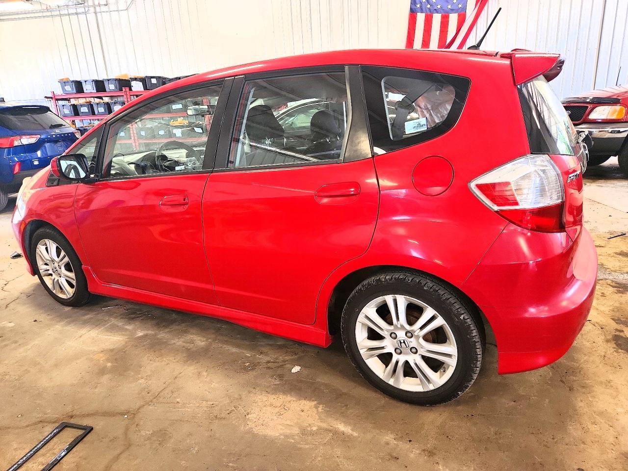 2010 Honda Fit Sport Красный vin: JHMGE8H48AC029427