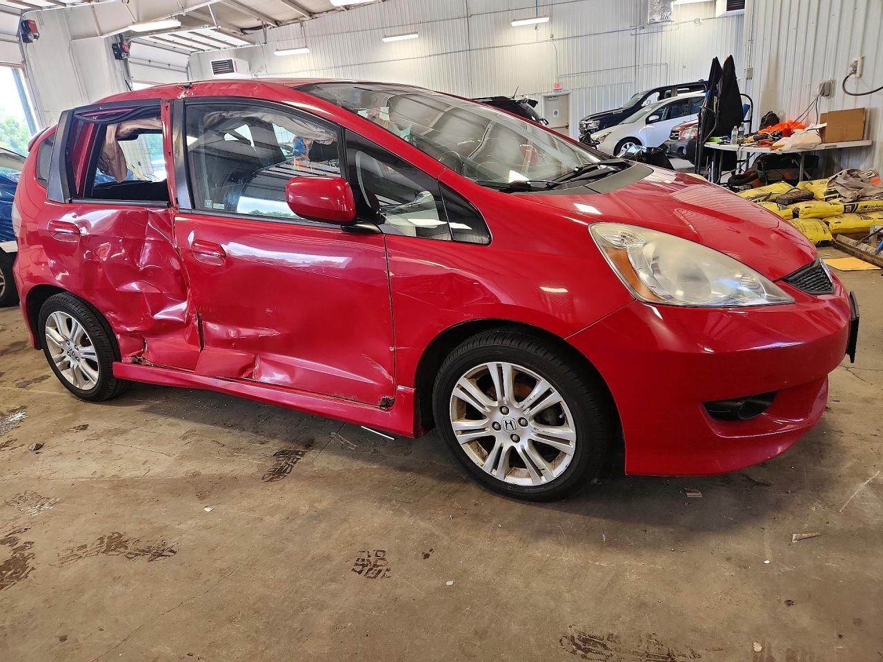 2010 Honda Fit Sport Красный vin: JHMGE8H48AC029427