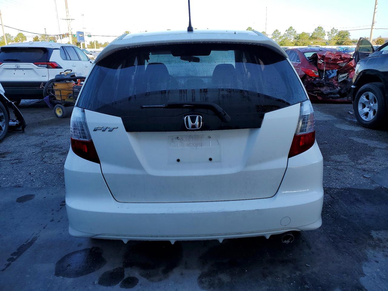 2010 Honda Fit Sport Белый vin: JHMGE8H48AC033753