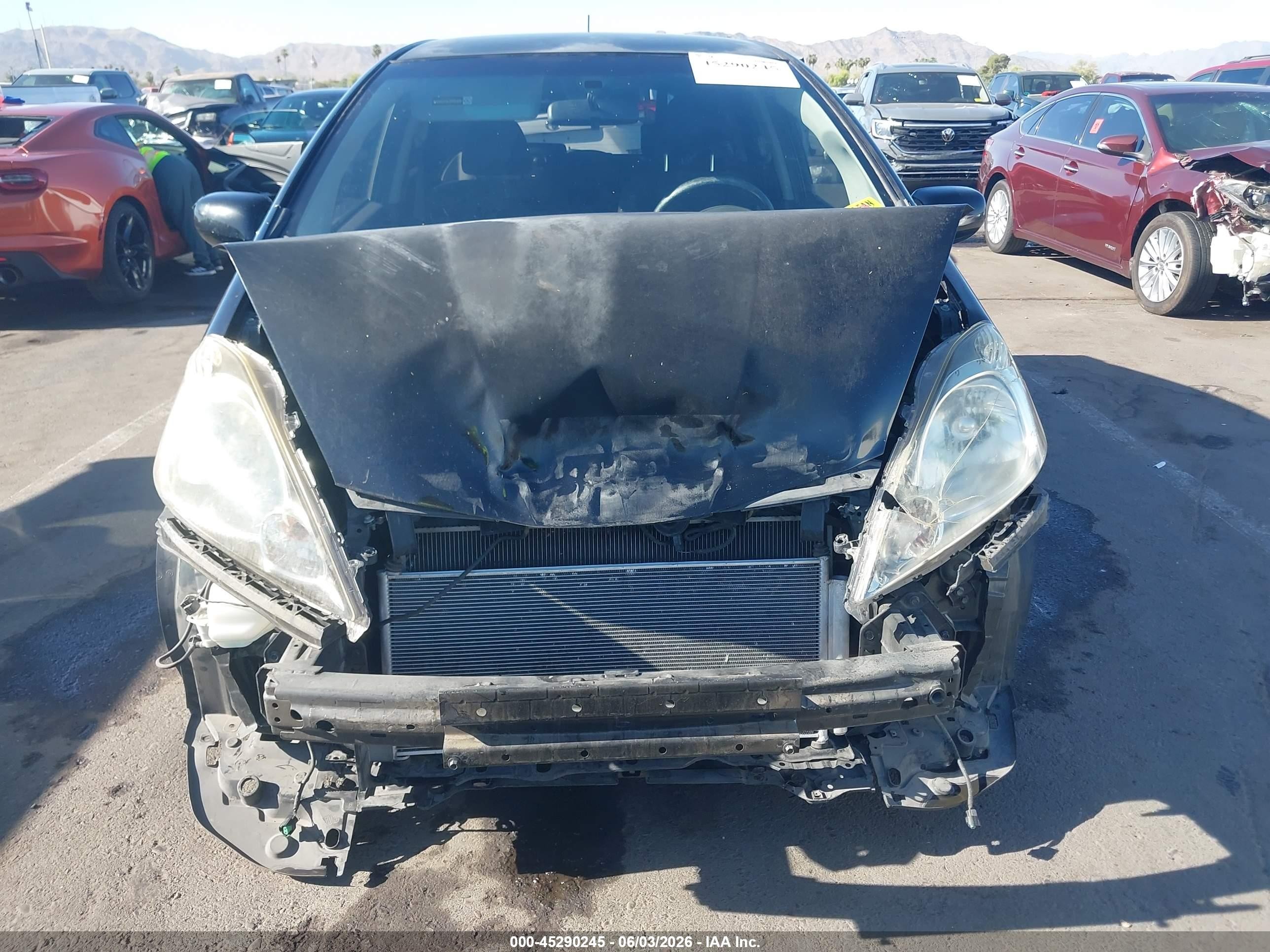 2010 Honda Fit Sport Черный vin: JHMGE8H48AS002119