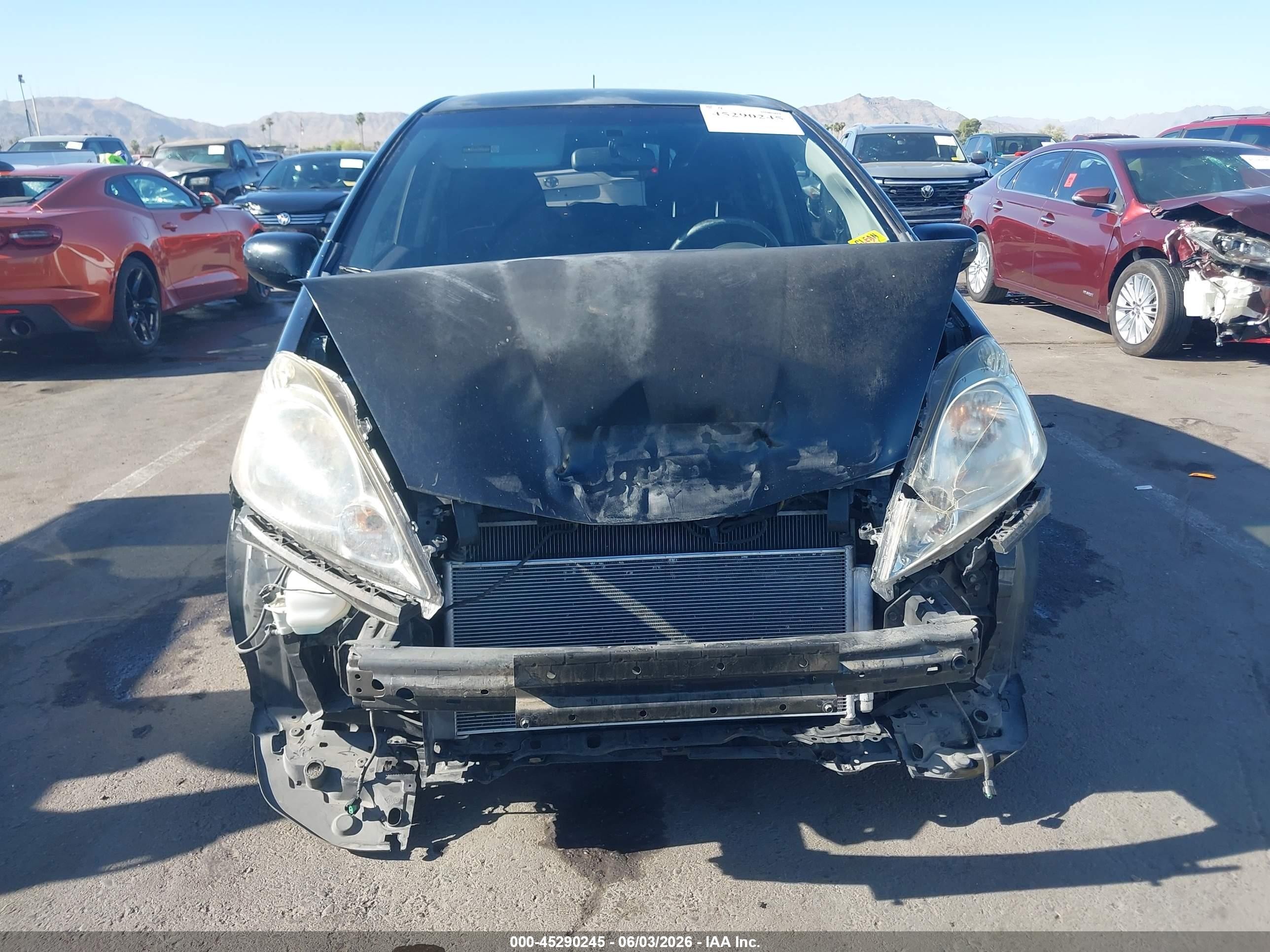 2010 Honda Fit Sport Черный vin: JHMGE8H48AS002119