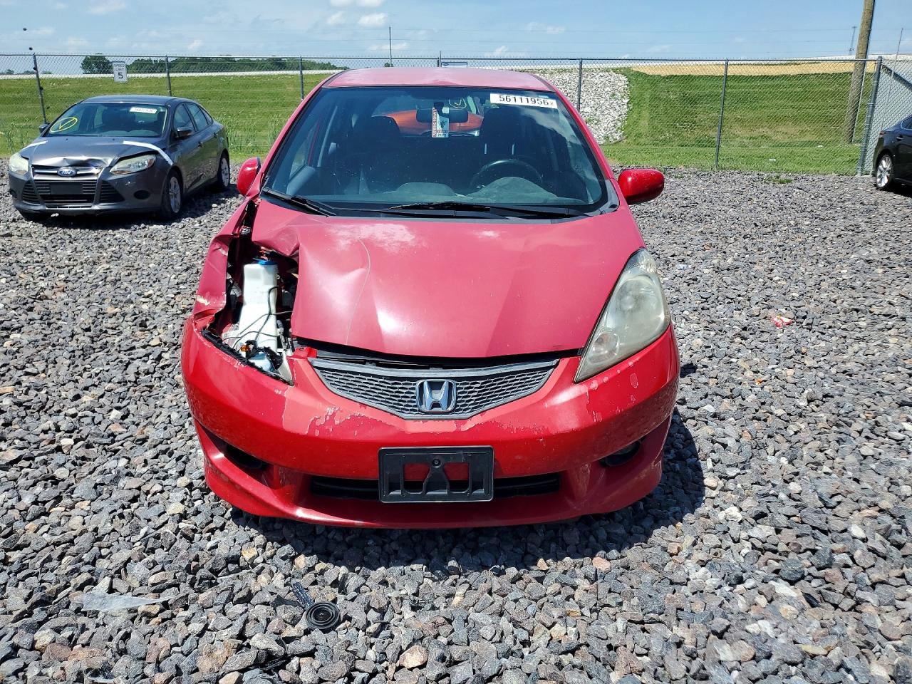2010 Honda Fit Sport Red vin: JHMGE8H48AS002251