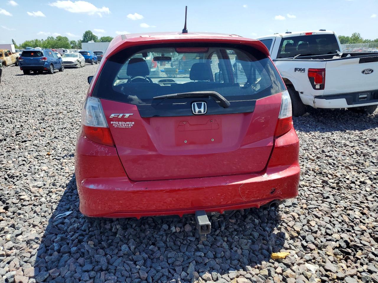 2010 Honda Fit Sport Red vin: JHMGE8H48AS002251