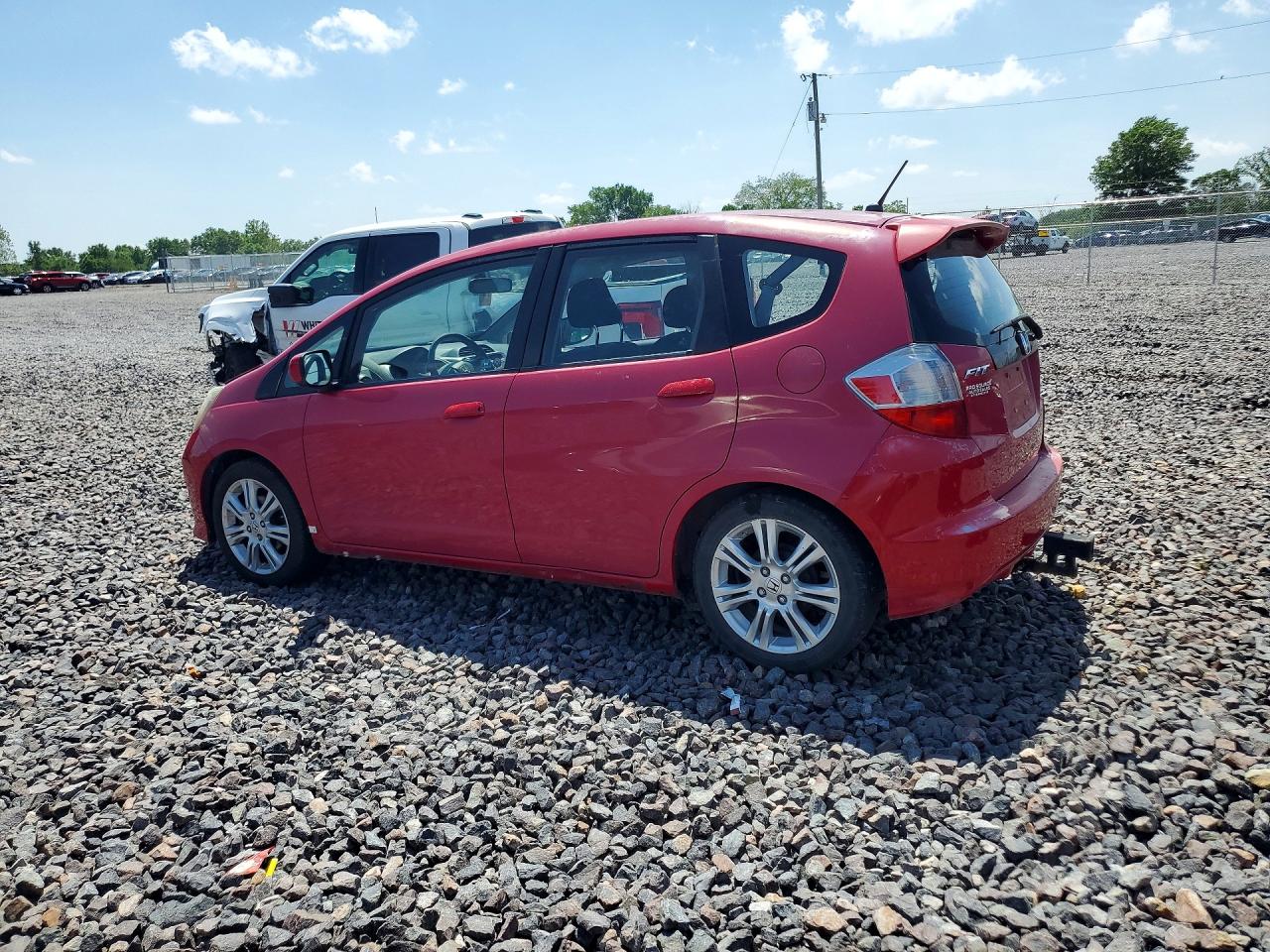 2010 Honda Fit Sport Red vin: JHMGE8H48AS002251