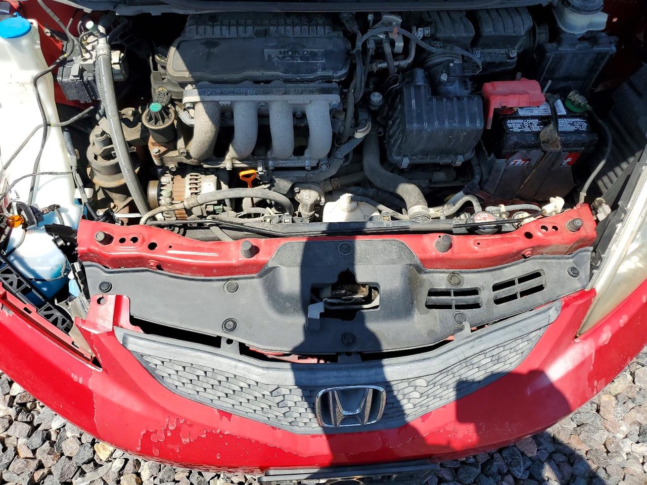 2010 Honda Fit Sport Red vin: JHMGE8H48AS002251