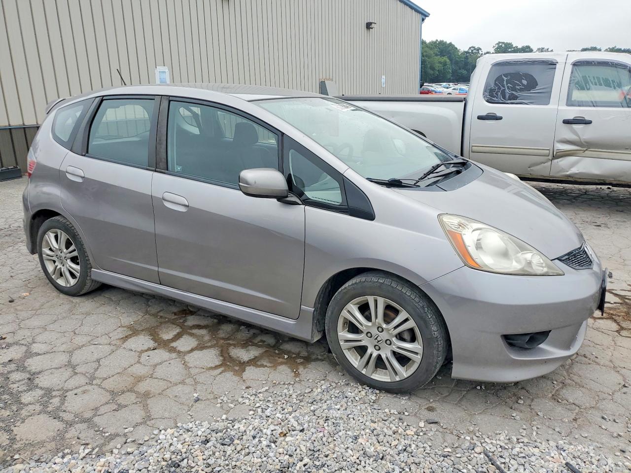 2010 Honda Fit Sport Silver vin: JHMGE8H48AS015386