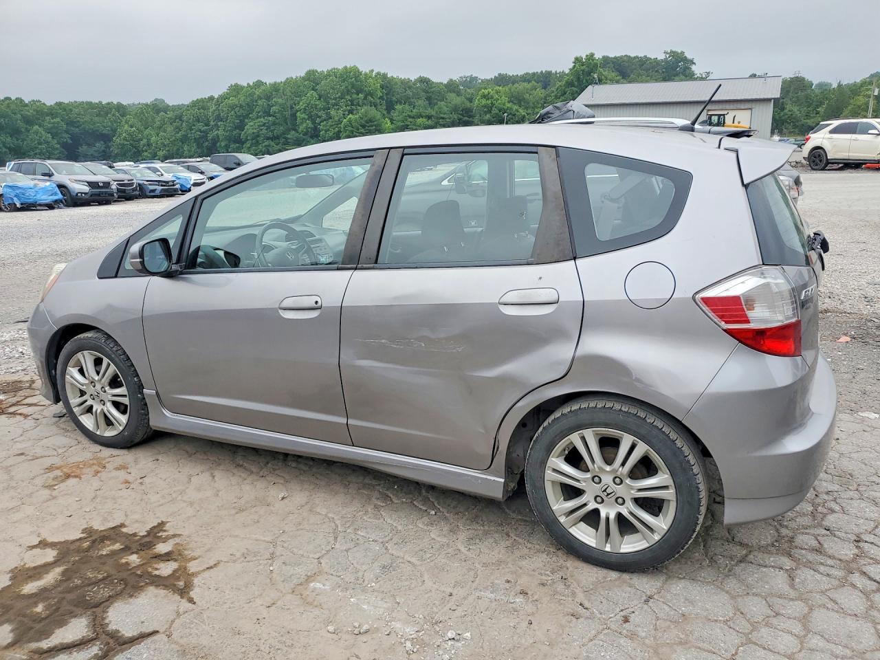 2010 Honda Fit Sport Silver vin: JHMGE8H48AS015386