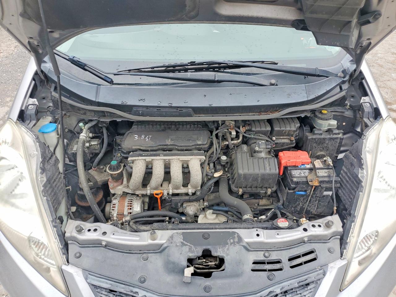 2010 Honda Fit Sport Silver vin: JHMGE8H48AS015386