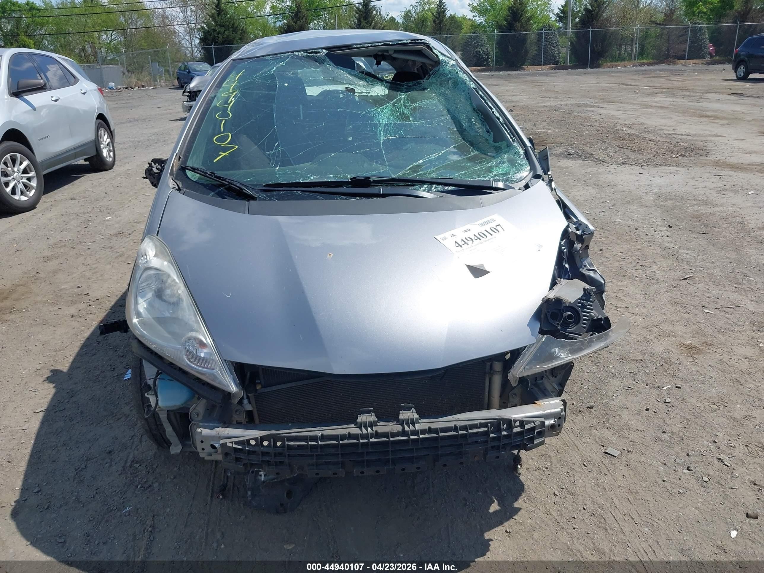 2010 Honda Fit Sport Gray vin: JHMGE8H48AS027439