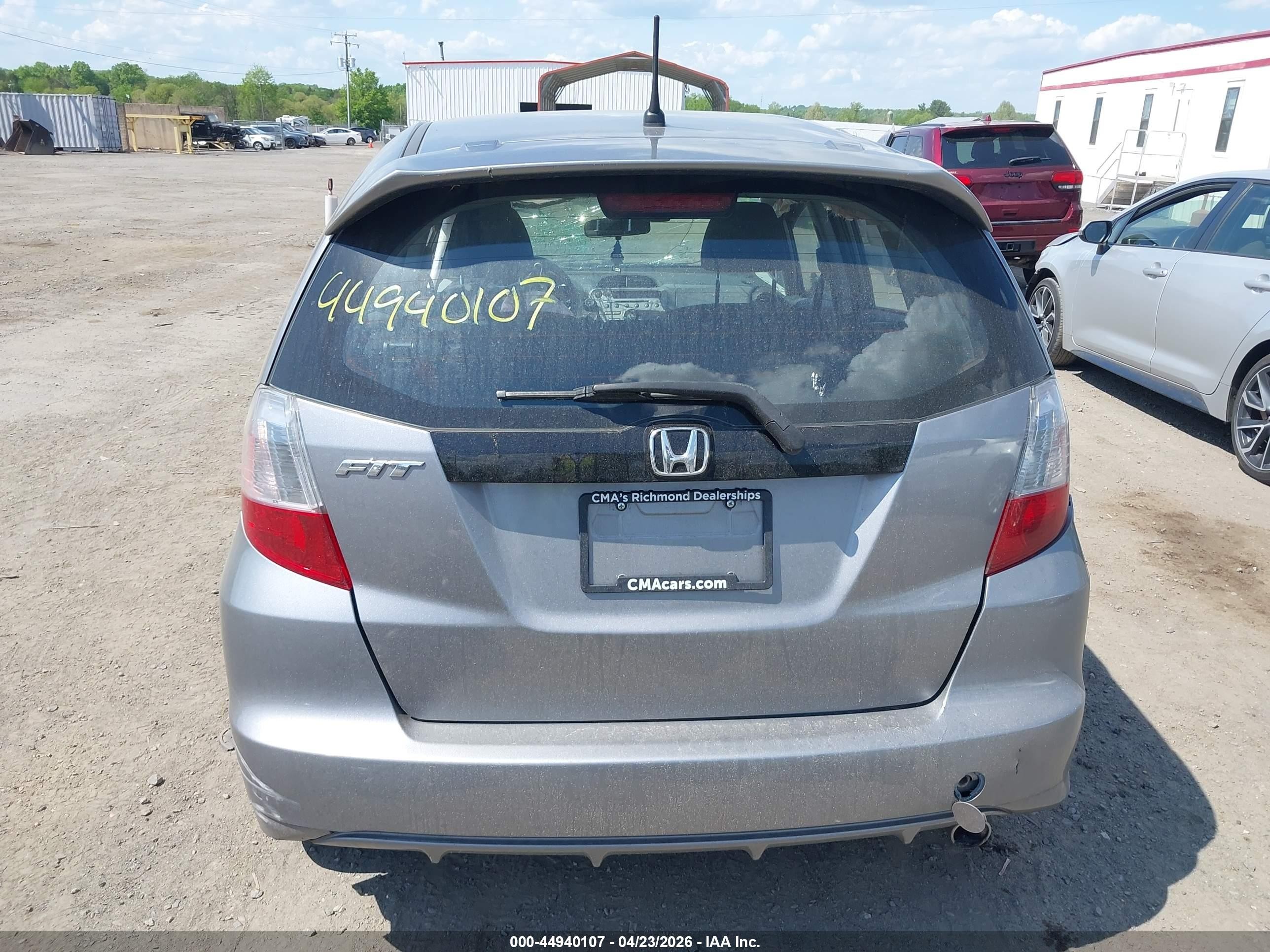 2010 Honda Fit Sport Gray vin: JHMGE8H48AS027439