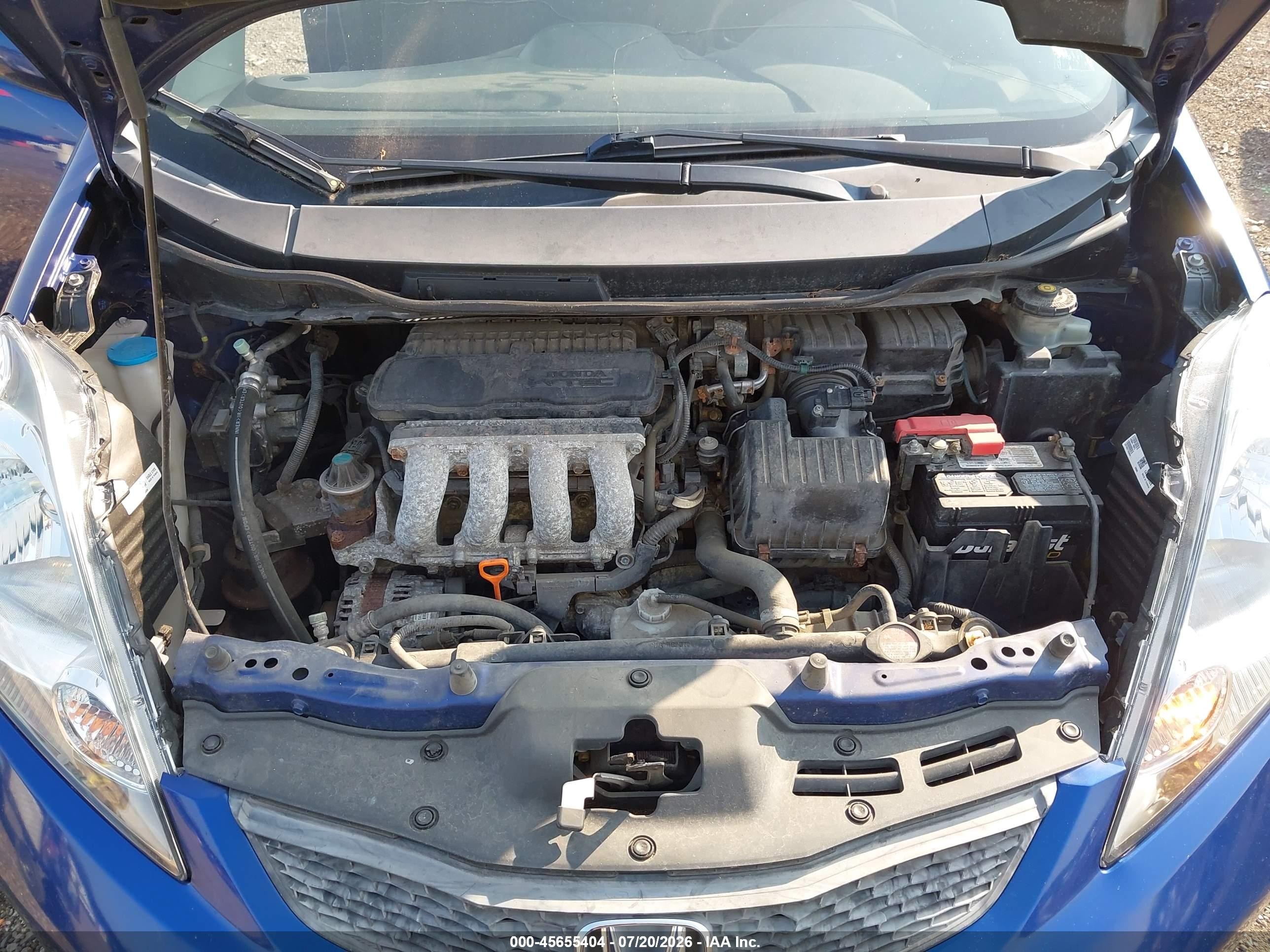 2010 Honda Fit Sport Blue vin: JHMGE8H48AT024163