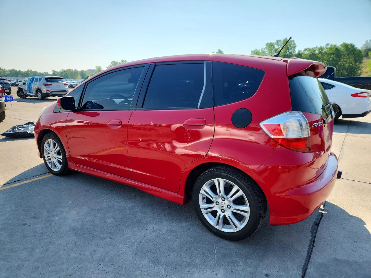 2010 Honda Fit Sport Red vin: JHMGE8H49AC003628