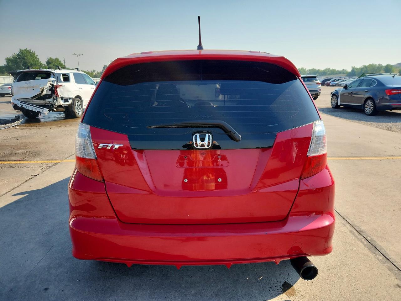 2010 Honda Fit Sport Red vin: JHMGE8H49AC003628
