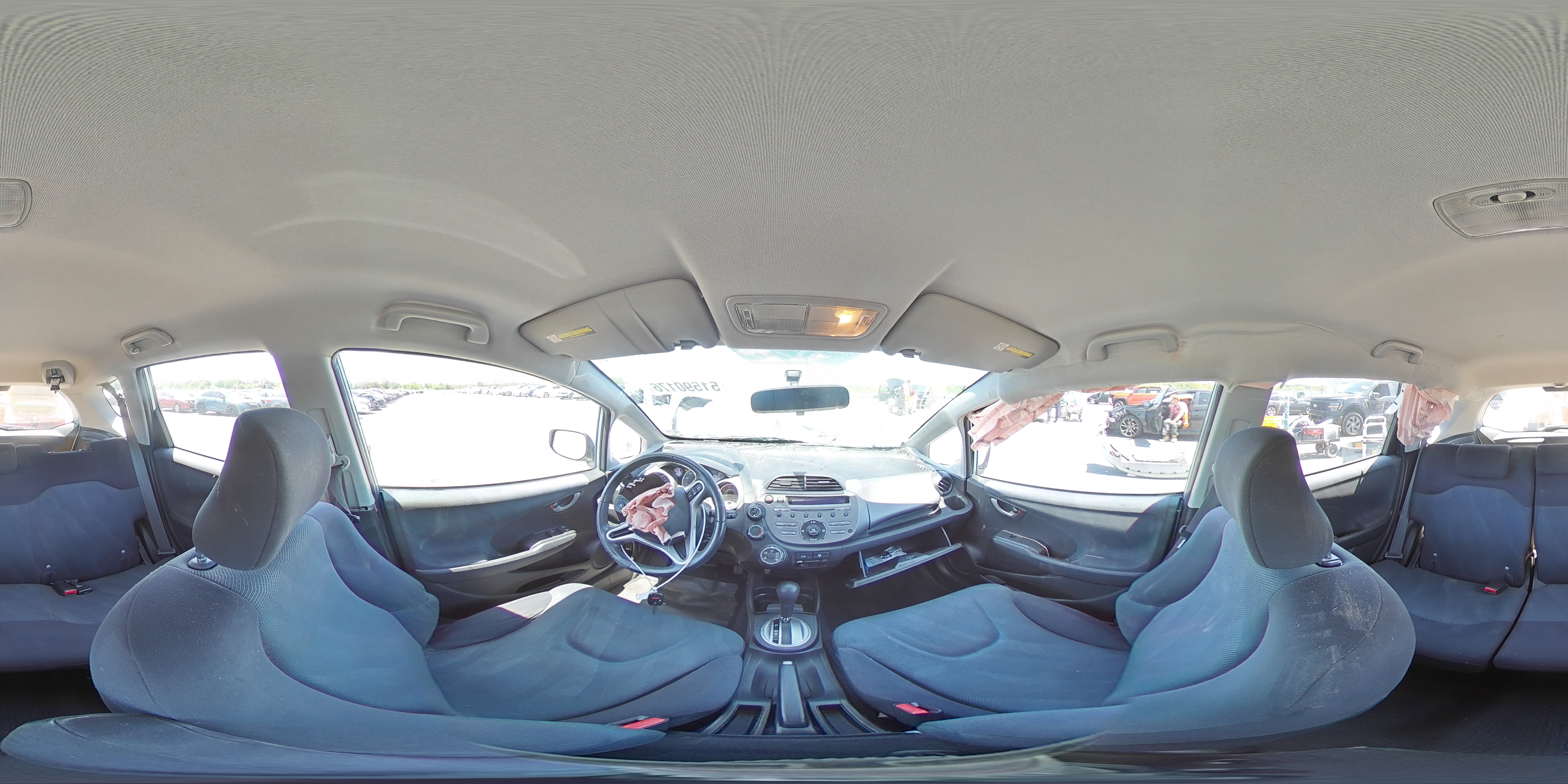 2010 Honda Fit Sport Blue vin: JHMGE8H49AC032904