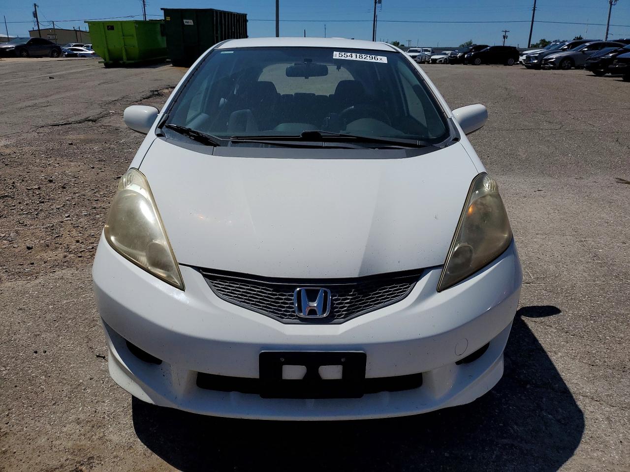 2010 Honda Fit Sport White vin: JHMGE8H49AC034135