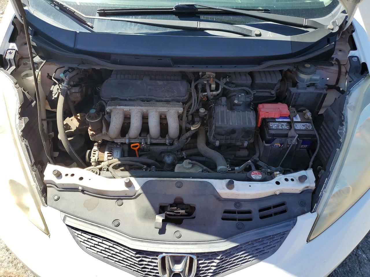 2010 Honda Fit Sport White vin: JHMGE8H49AC034135