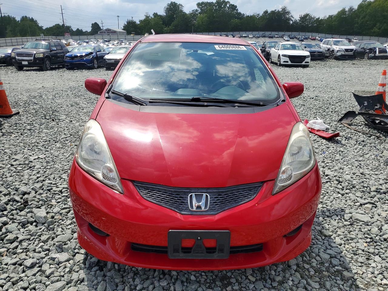2010 Honda Fit Sport Красный vin: JHMGE8H49AC040730