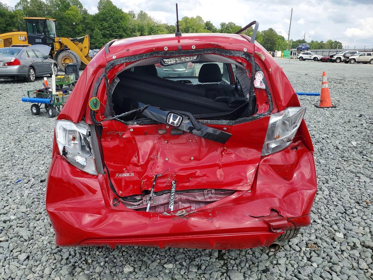 2010 Honda Fit Sport Красный vin: JHMGE8H49AC040730